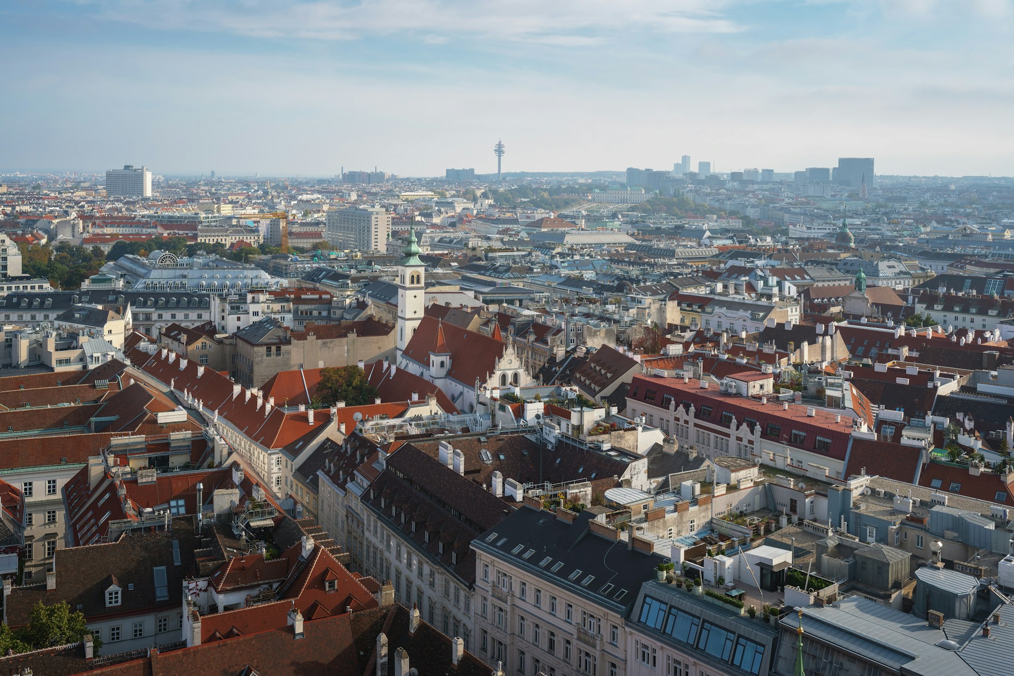 Aerial view of Vienna - Vienna, Austria