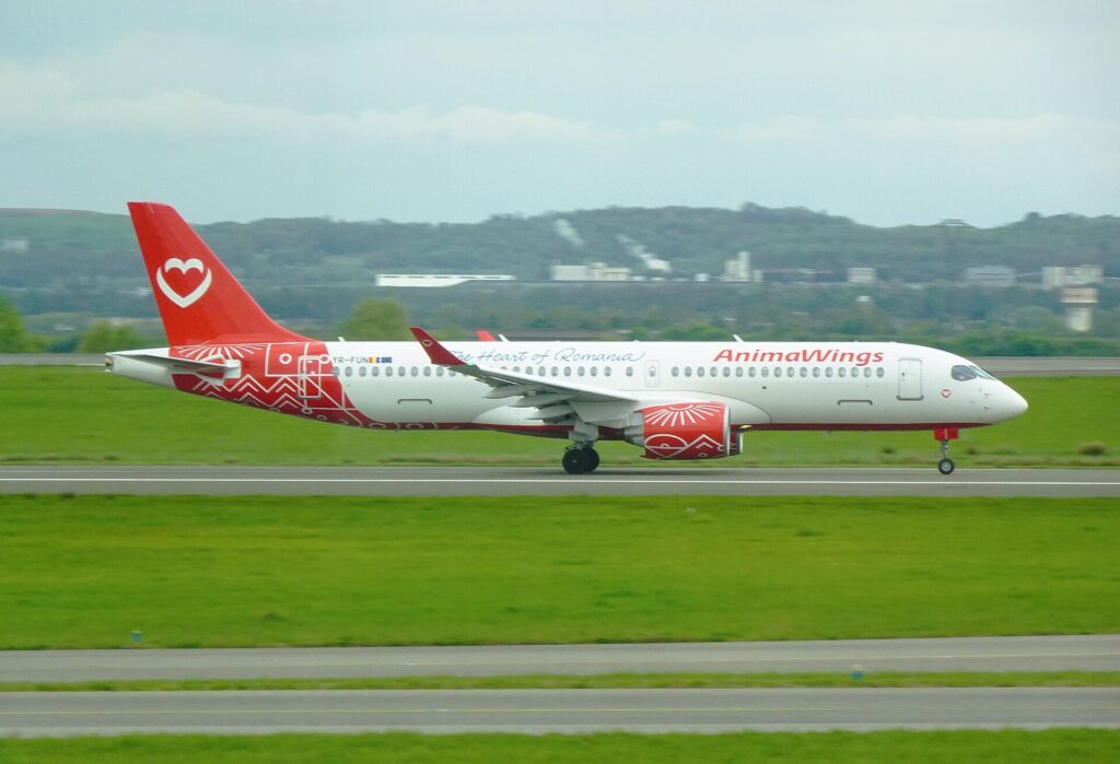 Airbus A220-300 spoločnosti AnimaWings
