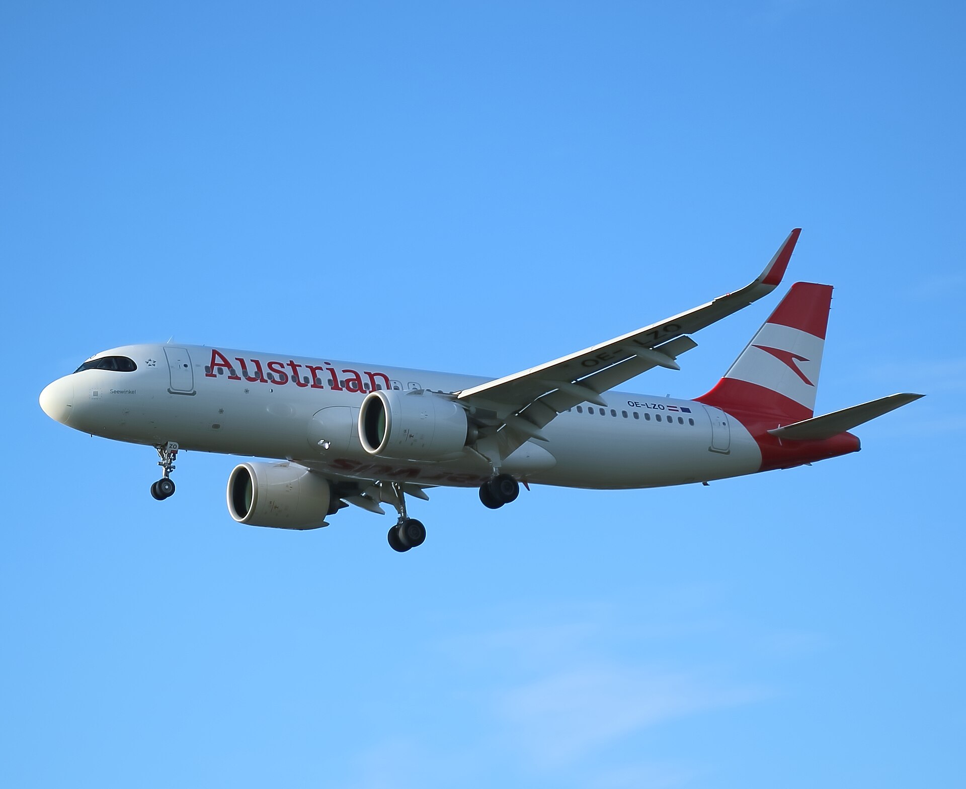 Airbus A320neo spoločnosti Austrian Airlines