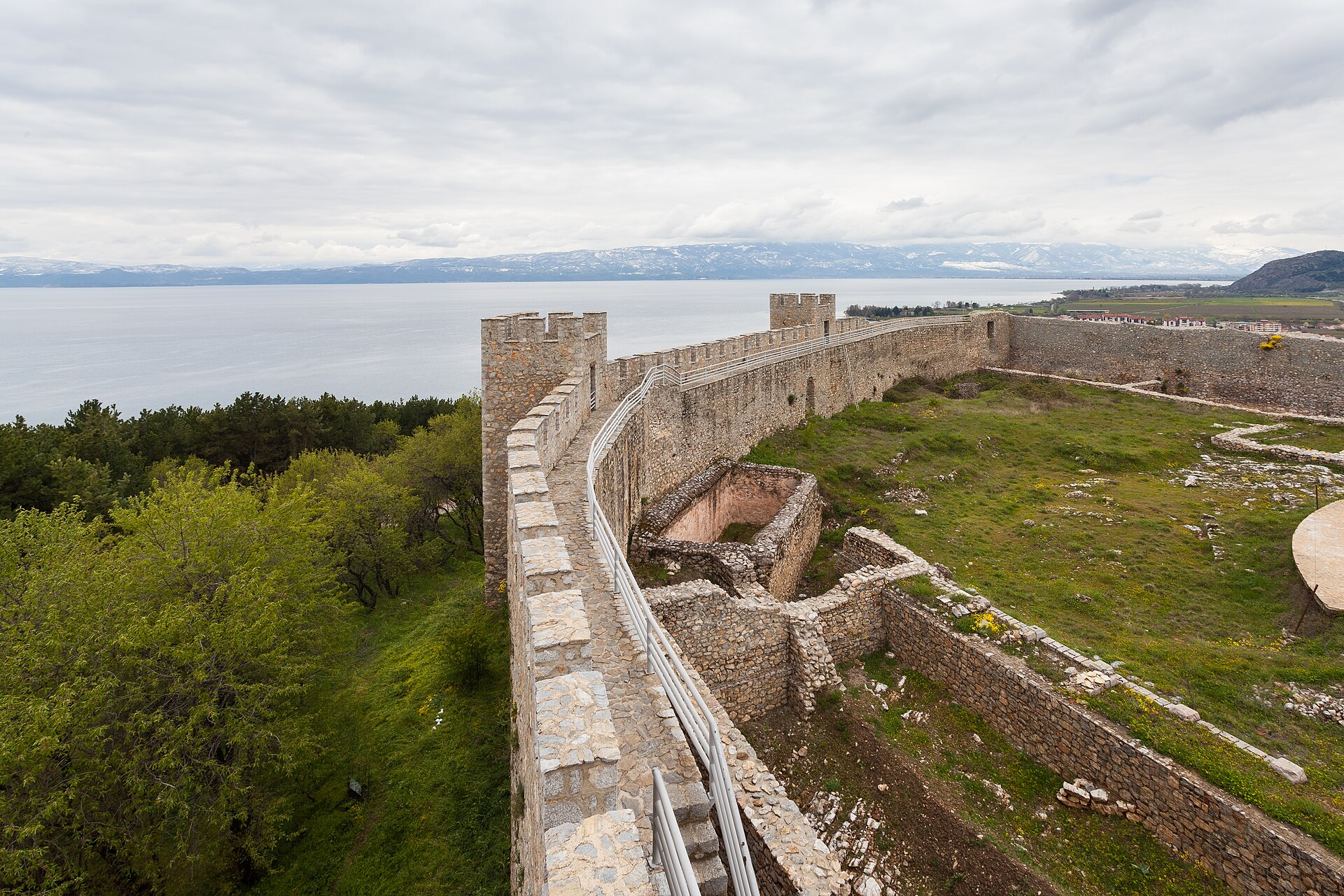 Pevnosť cára Samuila nad mestom Ohrid