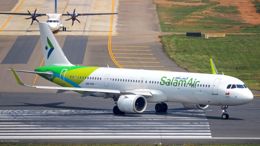 Lietadlo SalamAir Airbus A321neo